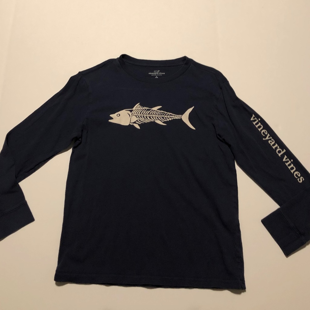 Kids Navy Blue Vineyard Vines Size Large Tee